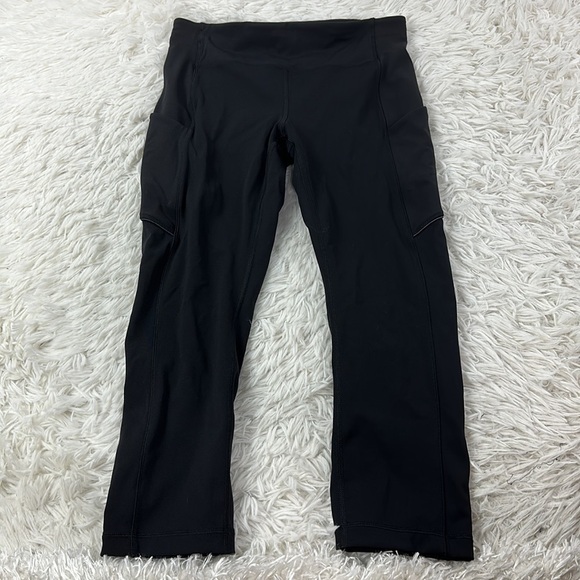 Lululemon Speed Up Crop (21") Black - Picture 1 of 6